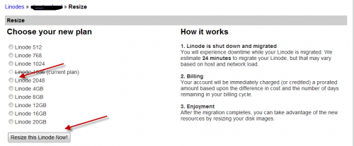 linode upgrade plan 500x207 How to Upgrade Linode VPS Webhosting Plan