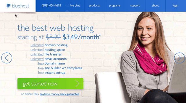 Bluehost For WordPress