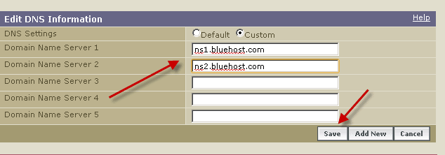 How To Change Dns For Domain Bought From Google To Bluehost