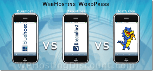 Hostgator Vs-Dreamhost Vs Bluehost