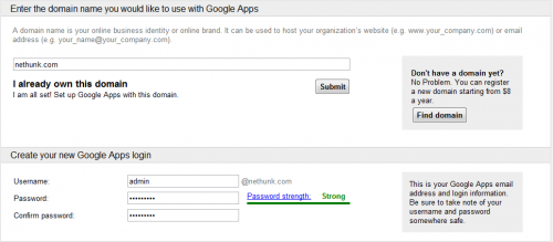 Google apps standard edition