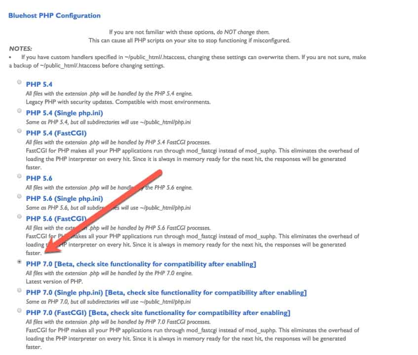 How To Update Bluehost Php Version To Php 7 From Cpanel Images, Photos, Reviews