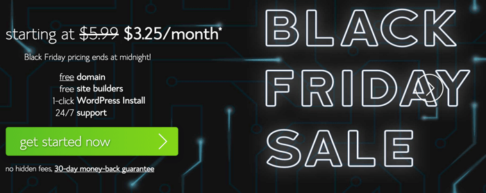 Bluehost BlackFriday Sale