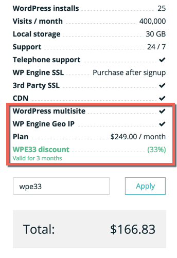 WP Engine Promo