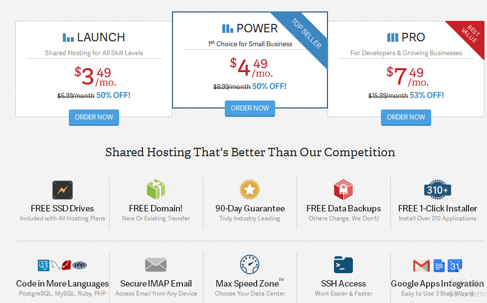 InMotion hosting discount 