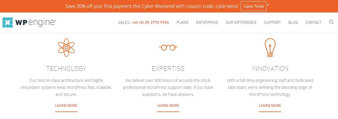 WPEngine Black Friday Sale