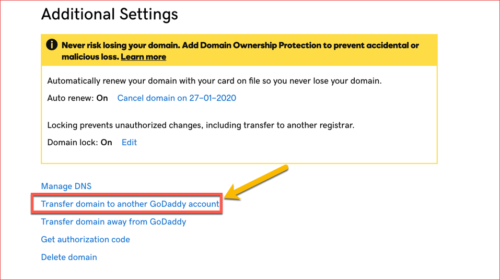 How To Transfer Domain From One Godaddy Account To Another Godaddy Account